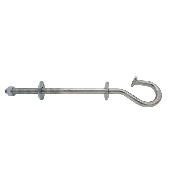 FIBERM Hak do wieszania uchwytów odciągowych 12x250 z poprzeczką