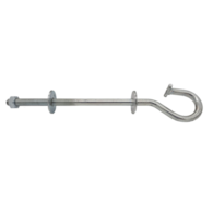 FIBERM Hak do wieszania uchwytów odciągowych 12x200 z poprzeczką