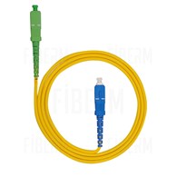 FIBERM Patchcord SC/APC-SC/UPC 1m Single Mode Simplex włókno G652D 2