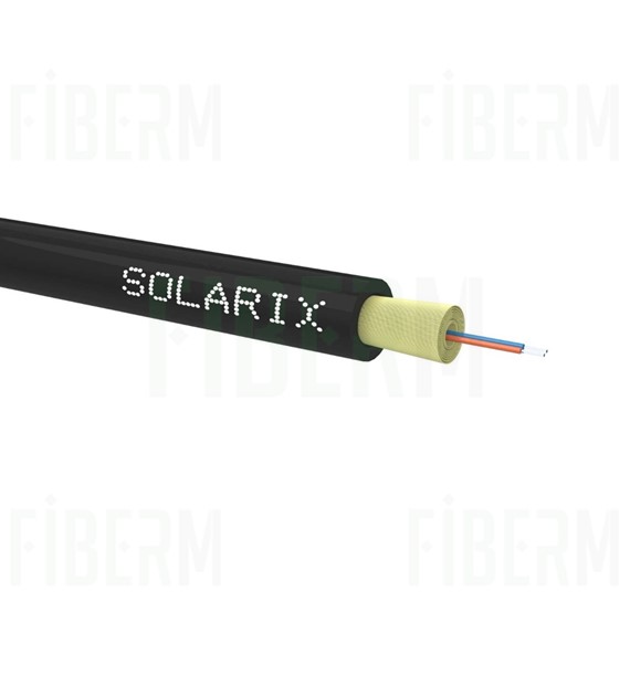 SOLARIX kabel światłowodowy DROP1000 12J średnica 3,8mm (pakowany w bębny 2km) SXKO-DROP-1-OS-LSOH