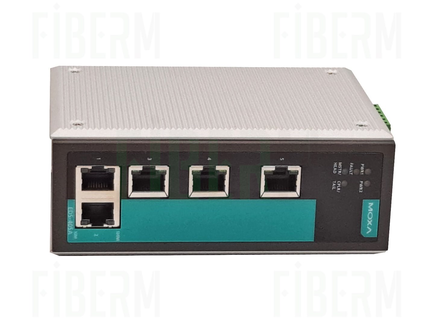 MOXA EDS-405A διαχειριζόμενος βιομηχανικός switch για ράγα DIN 5x 10/100Tx