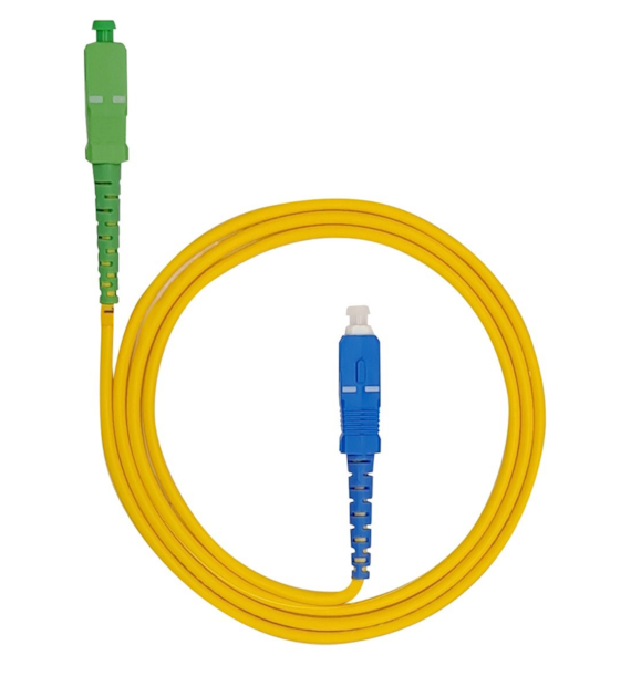 FIBERM GOLD patchcord SC/APC-SC/UPC 30m Single Mode Simplex włókno G652D 2,0mm