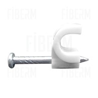 SCAME Držalo za kabel z žebljem FLOP - 3-4mm, 100 kosov, številka dela 830.30/3-4