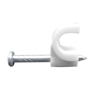 SCAME Uchwyt kabla z gwoździem FLOP - 5mm opakowanie 100 sztuk 830.30/5