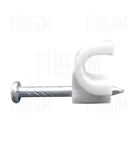 SCAME Cable Clamp with Nail FLOP - 5mm, 100 pieces, part number 830.30/5