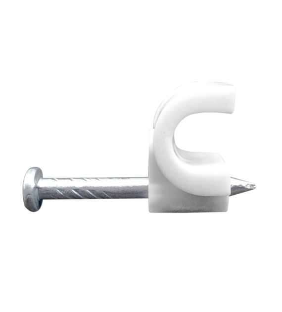 SCAME Uchwyt kabla z gwoździem FLOP - 5mm opakowanie 100 sztuk 830.30/5