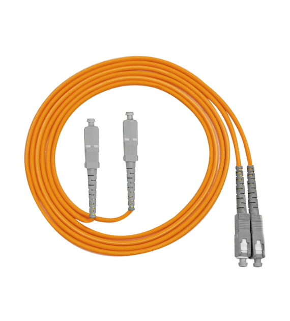 FIBERM GOLD Patchcord SC/UPC-SC/UPC 20m Multi Mode Duplex włókno OM2 3,0mm PVC
