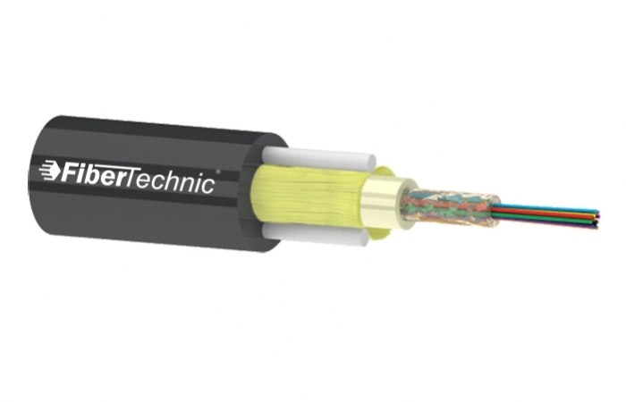 Fibertechnic Kabel światłowodowy Z-XOTKtcdDb 4J 1,2kN, jednotubowy, średnica 5,5mm