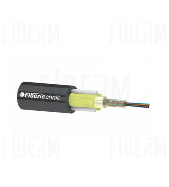 Fibertechnic Kabel światłowodowy ARAMID Z-XOTKtcdD 24J 1,2kN, jednotubowy, średnica 5,5mm
