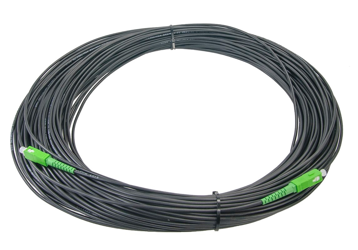 OPTIX Kabel światłowodowy 800N S-QOTKSdD 1J 140 metrów złącza SC/APC-SC/APC