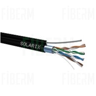 SOLARIX kabel instalacyjny zewnętrzny samonośny FTP CAT5E szpula 305 m SXKD-5E-FTP-SAM