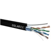 SOLARIX kabel instalacyjny zewnętrzny samonośny FTP CAT5E szpula 305 m SXKD-5E-FTP-SAM