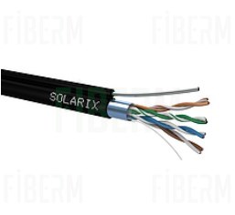 Cavo CAT5E FTP autoportante per esterni SOLARIX 305m bobina SXKD-5E-FTP-SAM