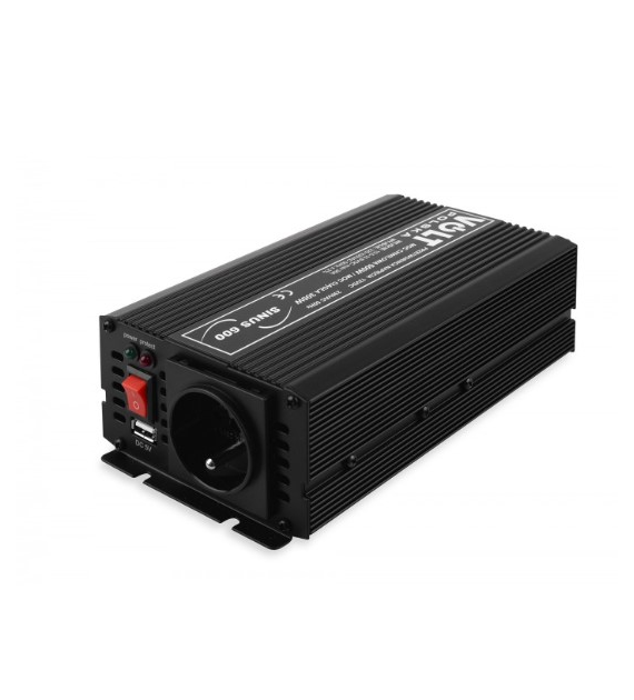 SINUS 600 24V Przetwornica 300/600W 24/230V