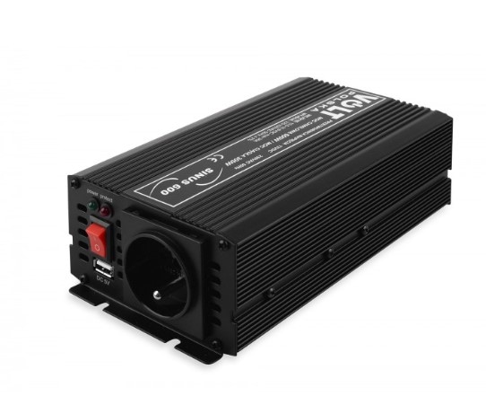 SINUS 600 24V Przetwornica 300/600W 24/230V