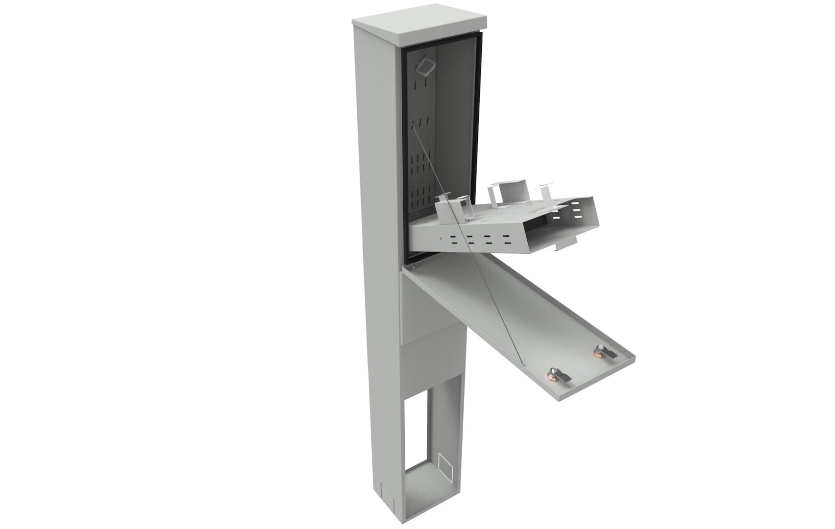 SZS-25/167/21 FTTH-40-48J Słupek zewnętrzny światłowodowy