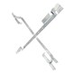 Marco de Reserva de Cable FIBERM 600x600x100 con orejas para cable DROP