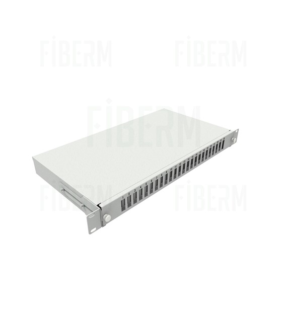 FIBERM Fiber Optic Switch Sliding 24 x SC Duplex Rack 19`