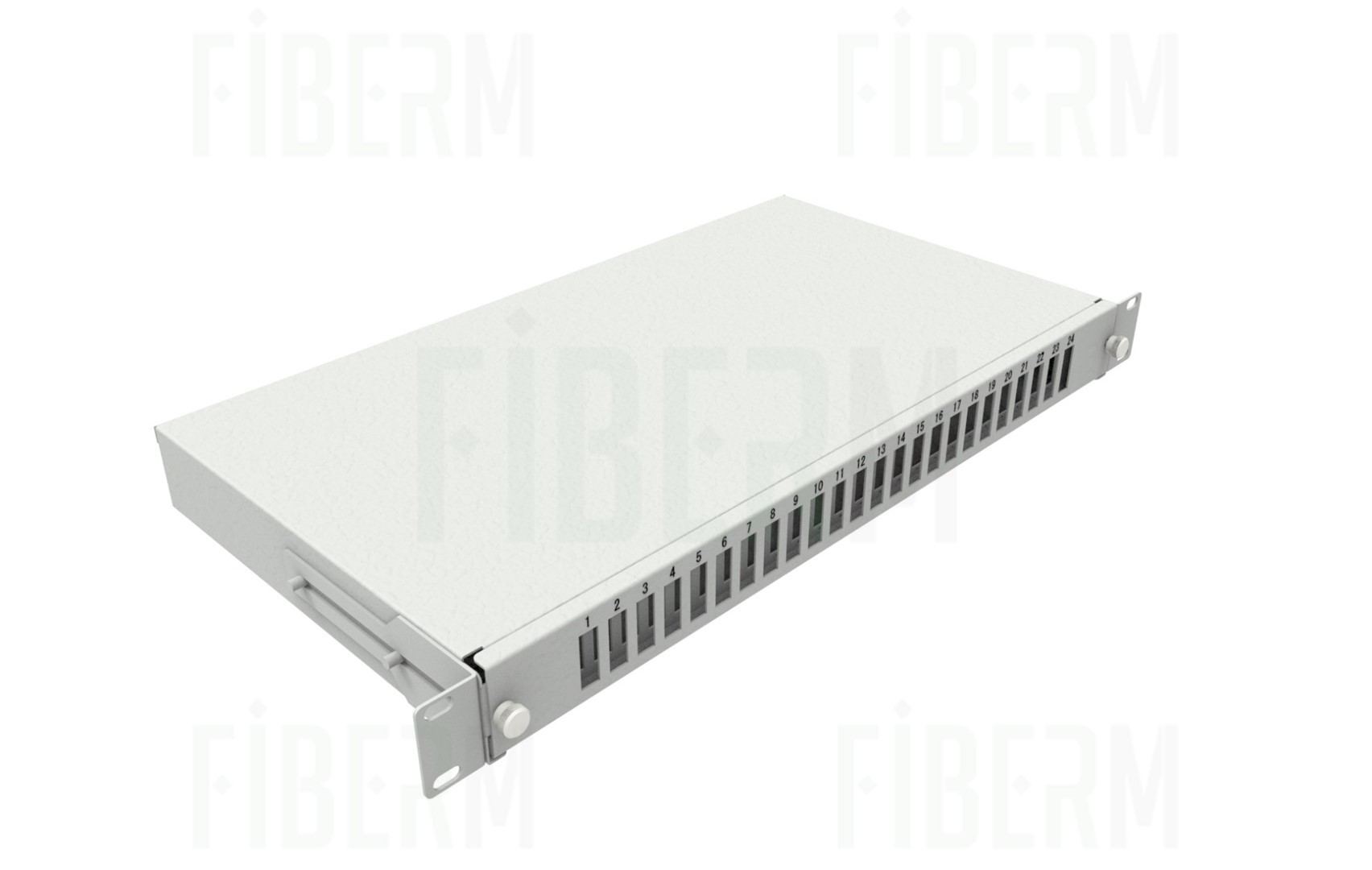 FIBERM Fiber Optic Switch Sliding 24 x SC Duplex Rack 19`