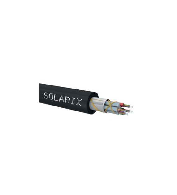 SOLARIX Kabel światłowodowy ADSS 4kN 48J 4T12F SXKO-ADSS-4KN-48-OS-PE-P