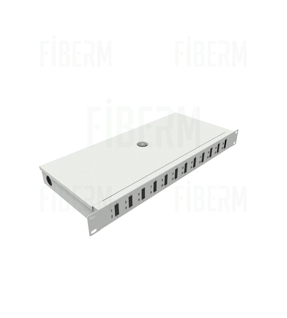 FIBERM Přepínač optického vlákna vysouvací 12 x SC Duplex Rack 19`