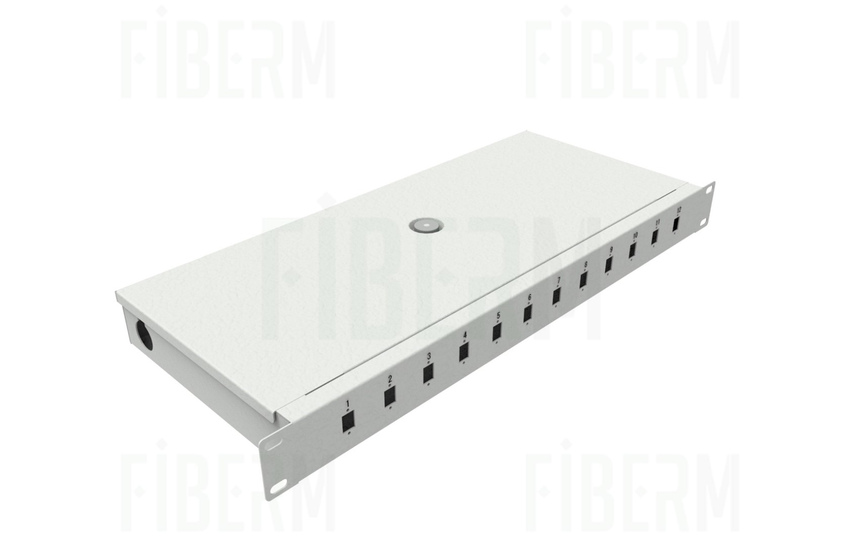 FIBERM przełącznica światłowodowa wysuwana 12 x SC Simplex Rack 19`