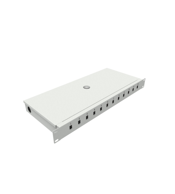 FIBERM przełącznica światłowodowa stała 12 x SC Simplex Rack 19``