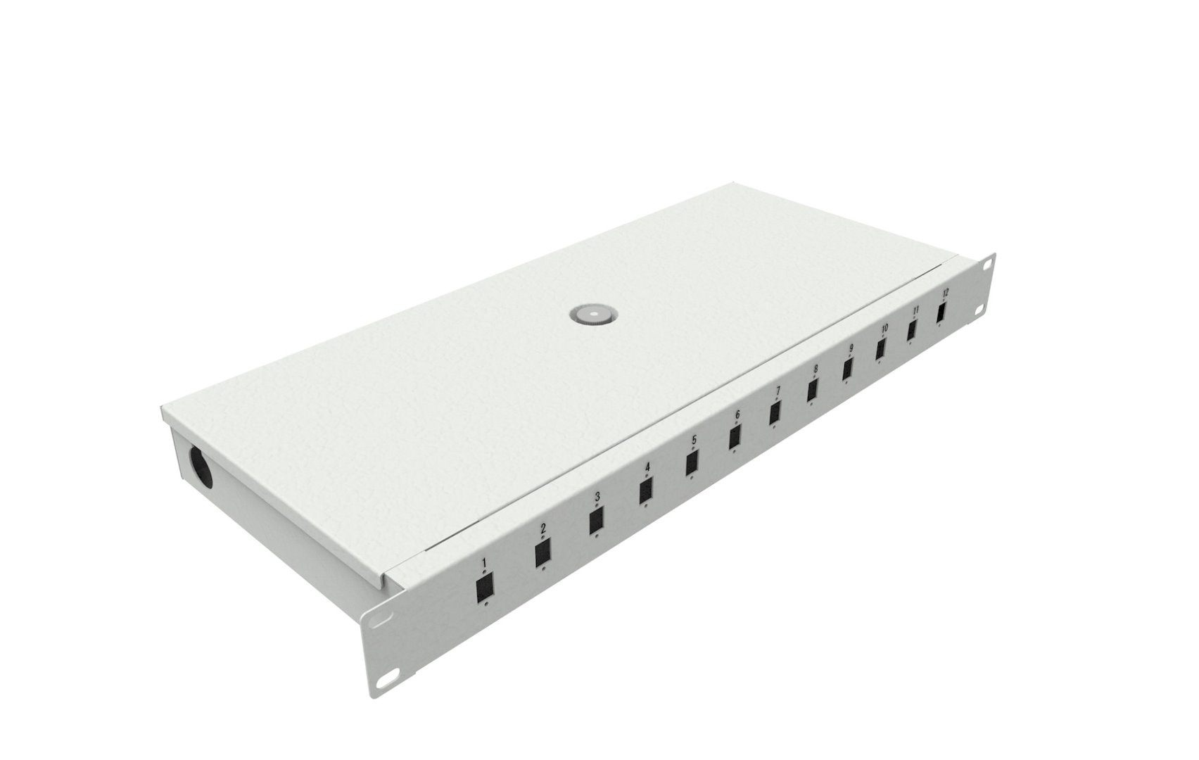 FIBERM przełącznica światłowodowa stała 12 x SC Simplex Rack 19``