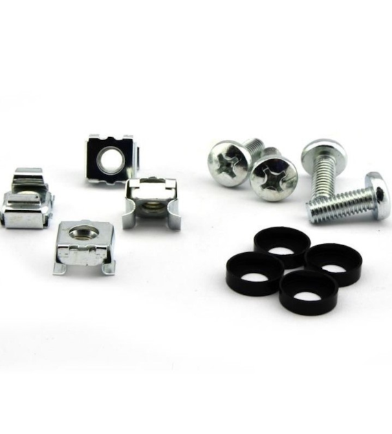 Śruba montażowa M6 do szafy rack 19'' - komplet 4 śrub
