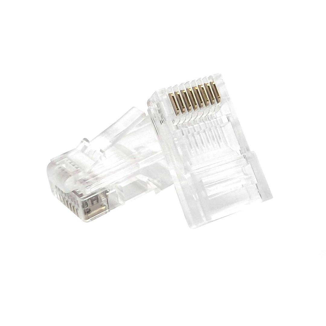Wtyk RJ-45 CAT6 drut opakowanie 100 sztuk