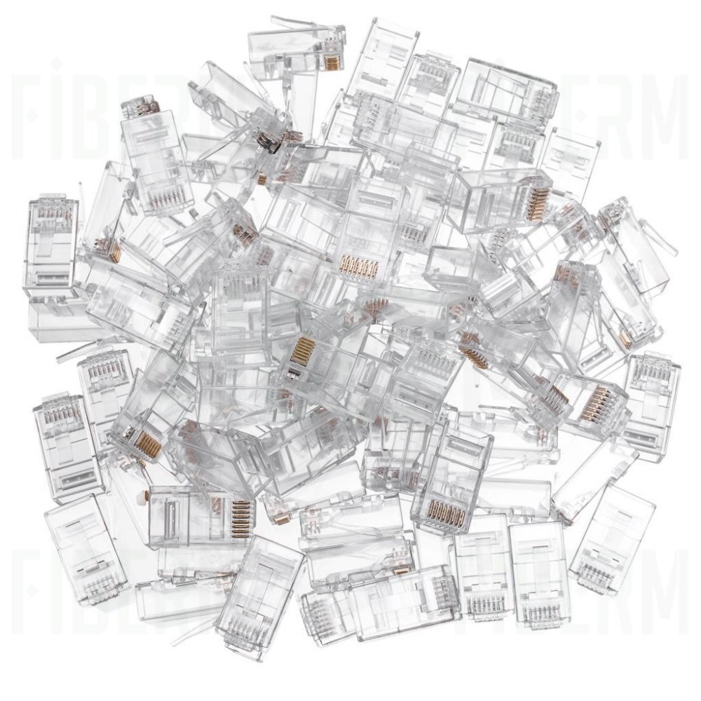 Συνδετήρας Καλωδίου RJ-45 CAT6, 100 τεμάχια