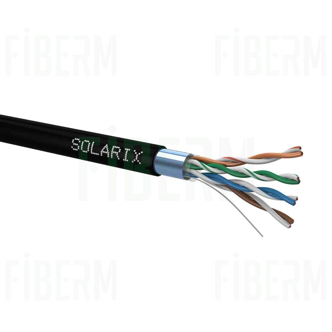 SOLARIX Outdoor FTP CAT5E Καλώδιο Εγκατάστασης 305 μέτρα SXKD-5E-FTP-PE