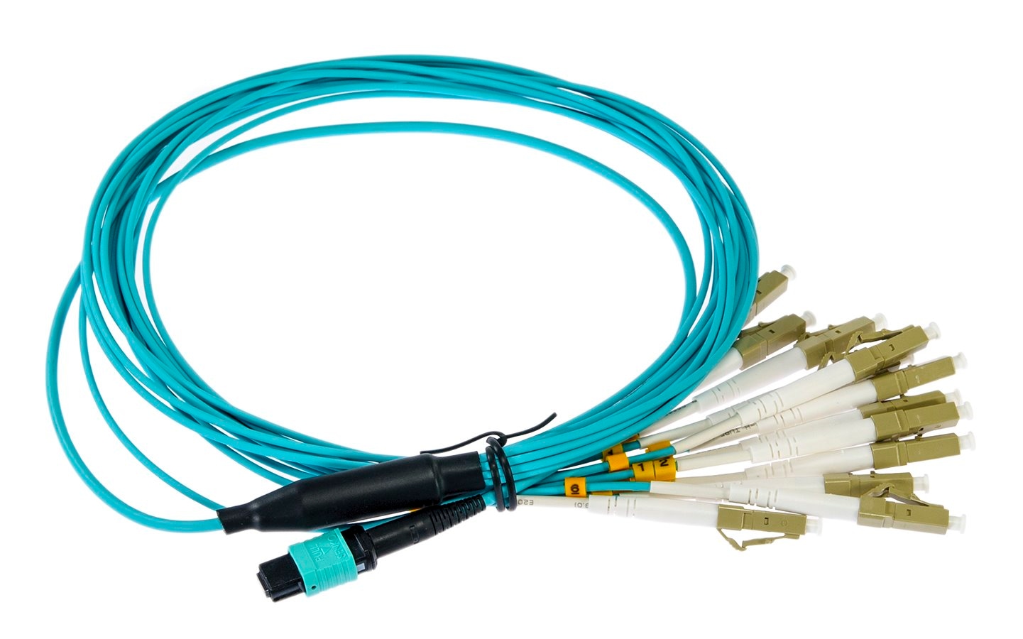 FIBERM Patchcord MPO-LC/UPC 12F OM3 5m