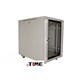 Gabinete de Rack ipTIME 19  15U 800mm de Profundidad con Puerta de Cristal Gris