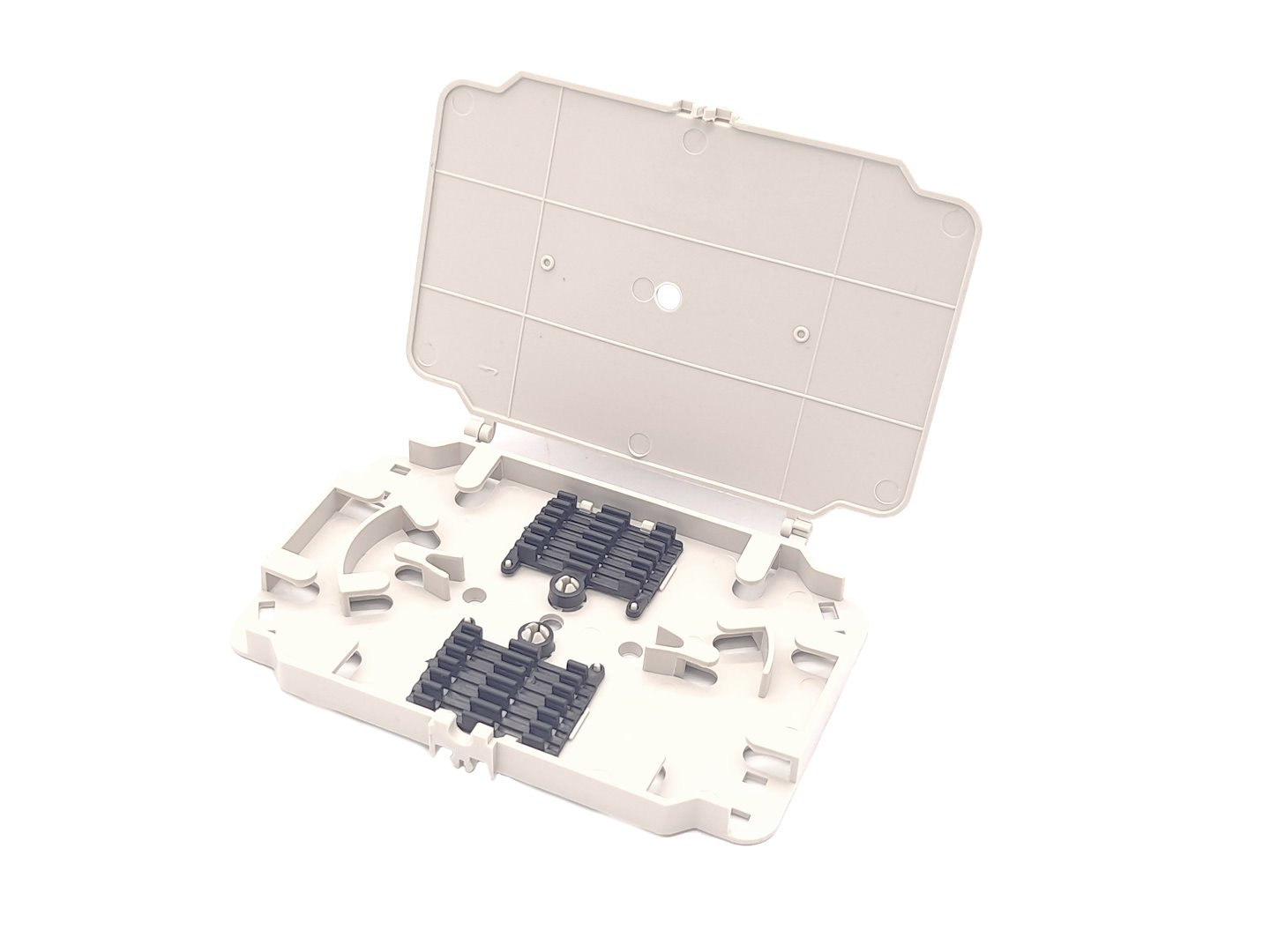 FIBERM Tacka na 12 spawów światłowodowych szara