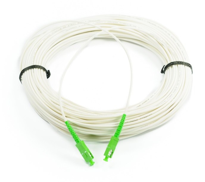 FIBRAIN VC-D30 Patchcord SC/APC-SC/APC 2m Single Mode Simplex włókno G657A 3,0mm LSOH