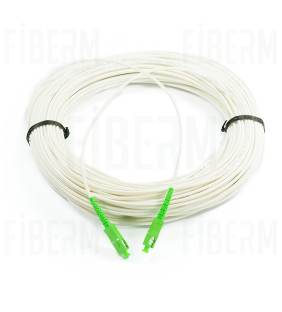 FIBRAIN VC-D30 Patchcord SC/APC-SC/APC 2m Single Mode Simplex włókno G657A 3,0mm LSOH