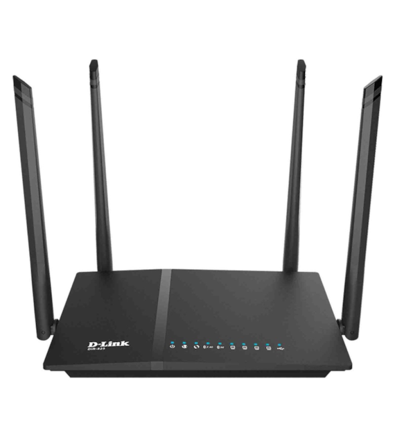 D-LINK DIR-825/EE WiFi Router AC1200 1x WAN 4x LAN 4x Διπλής Συχνότητας Κεραία