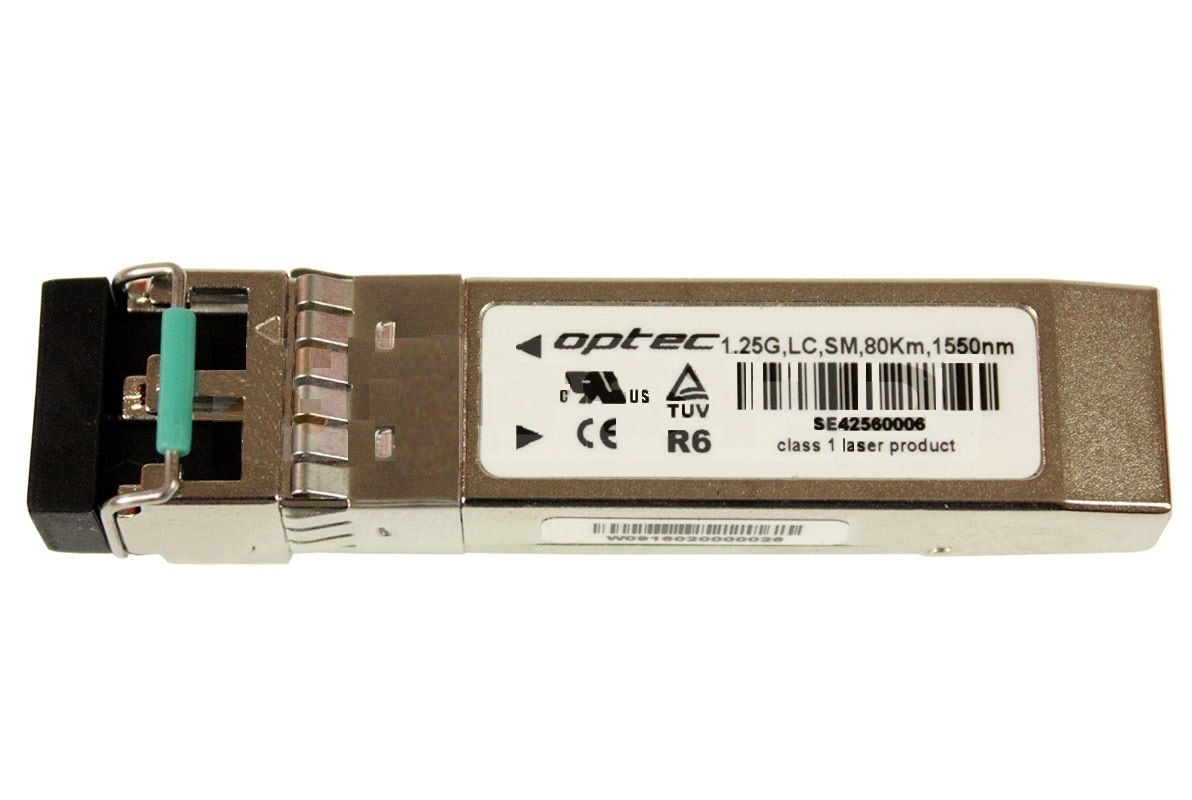 OPTEC Wkładka SFP DUAL LC 80km TX1550 DDM