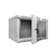Gabinete de Rack Colgante de 19'' 9U 450mm de Profundidad Gris Puerta de Cristal