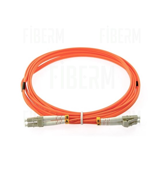 FIBERM Patchcord LC/UPC-LC/UPC 20m Multi Mode Duplex fiber OM2 3