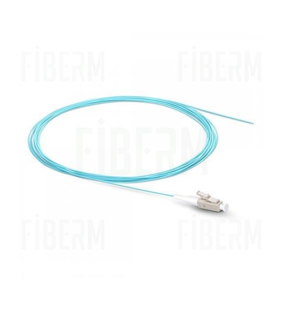 Cola de cerdo de fibra óptica FIBERM LC/UPC de 2m multimodo OM3