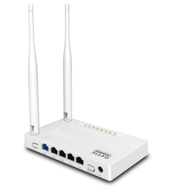 NETIS WF2419E WiFi Router N300 1 x WAN 4 x LAN 100Mbps 2 x Antenne 2