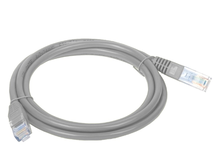 FIBERM Patchcord CAT5E 0,5M Szary