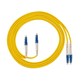 FIBERM Patchcord LC/UPC-LC/UPC 3m Jednomódový duplexní kabel G652D 2