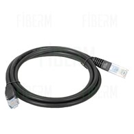 FIBERM CAT5E Patchcord 1M Crna