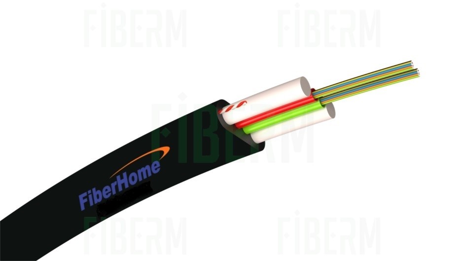 FiberHome Kabel światłowodowy FLAT 12J jednotubowy 1T12F