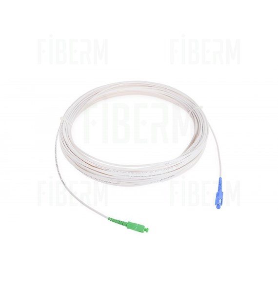 CONNLINK SC/APC-SC/UPC 20m Single Mode Simplex Glasfaser G657B3 3 Patchkabel