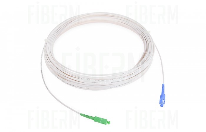 CONNLINK SC/APC-SC/APC 20m Jednomódový simplexní kabel G657B3 3 Patchcord