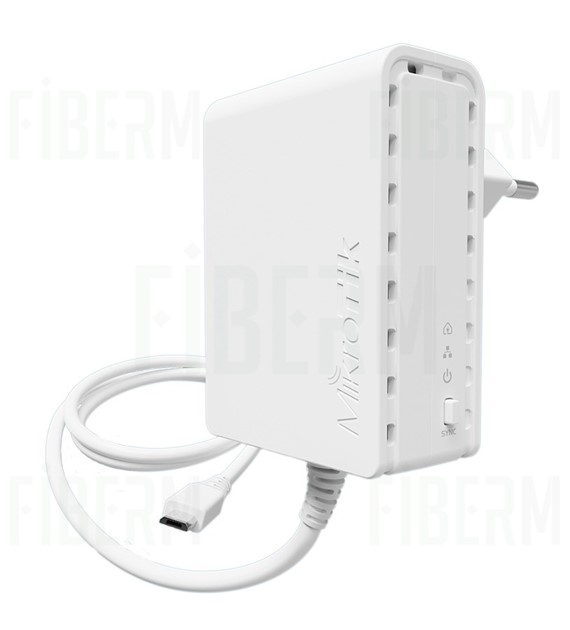 Mikrotik PL7400 PWR-Line Powerline Network Transmitter PLC s USB portem pro napájení hAP lite